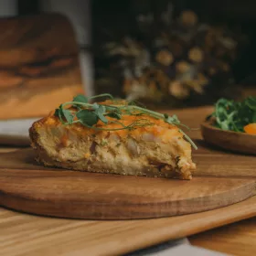 Sonkás-hagymás quiche, a francia sós pite