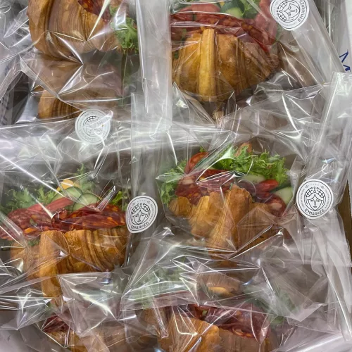 Chorizós croissant szendvics