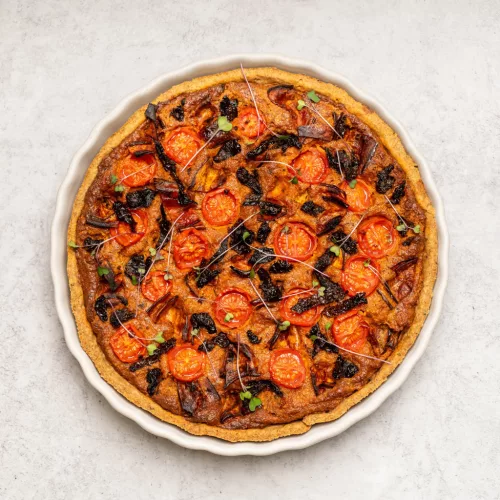 Aszaltparadicsomos quiche, a francia sós pite